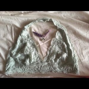 Mint green bralette!